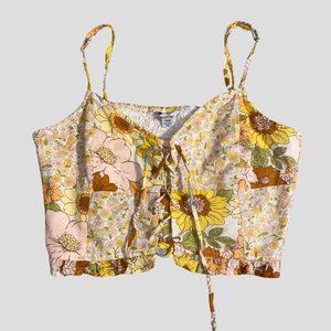 floral patchwork tank top